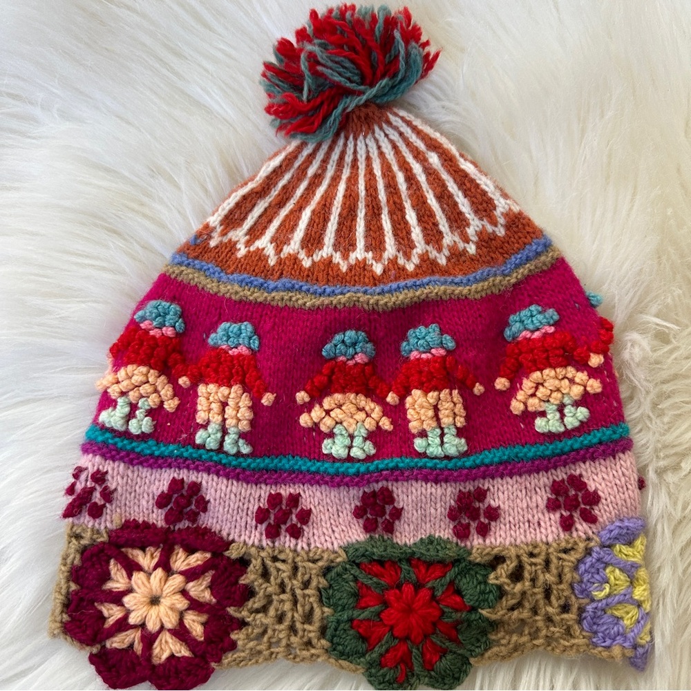 Handmade Artisanal Peruvian Chullo Hat beanie